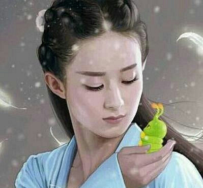 赵丽颖爱宠糖宝穿越三生三世变小巴蛇和白浅抢