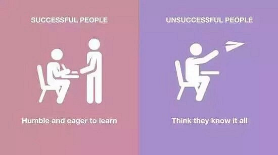 【英文漫画】成功者与失败者的距离,值得深思