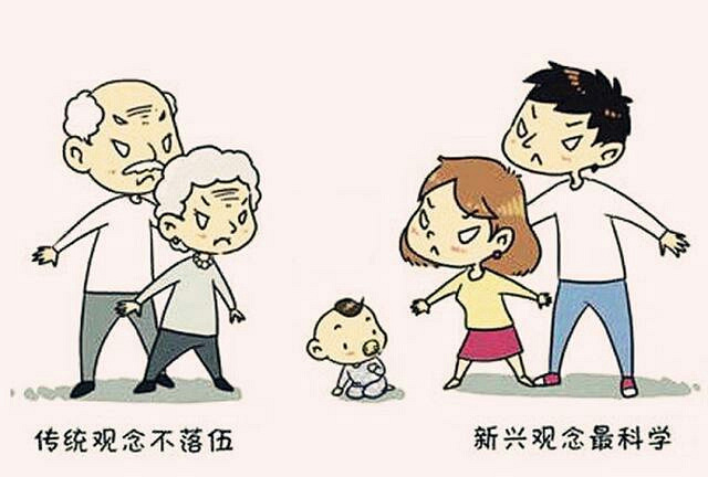 对于老人一些过时的育儿经验,不要急着去大