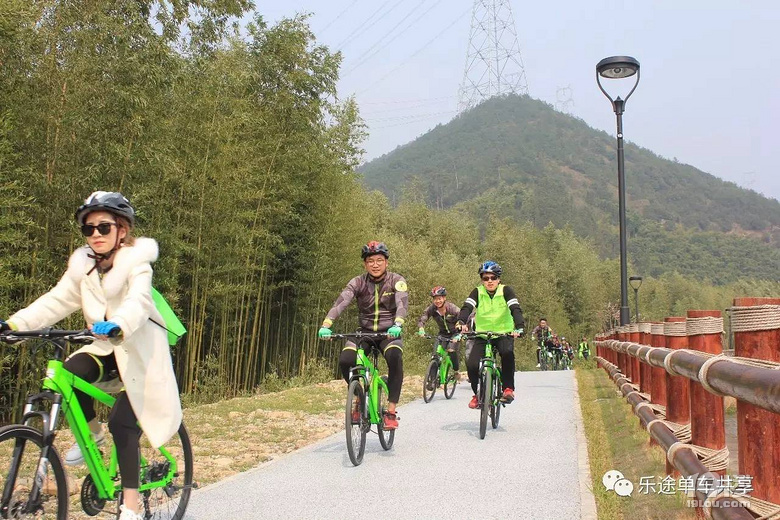 高山梨園花海打造最美鸕鳥騎行綠道