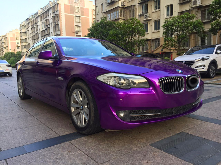 宝马523li2.5紫色【买卖二手车请认准语诚二手车】【0首付】