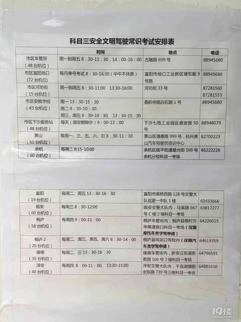 科目四安全文明驾驶