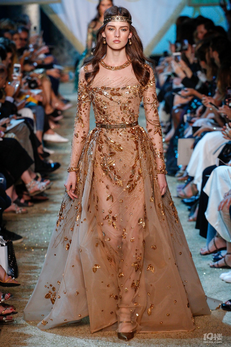 2017秋冬巴黎高定周, elie saab仙女裙来啦!