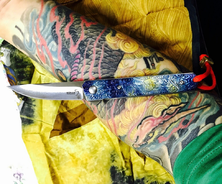 上杉谦信主题折杀改柄完成_另类重口味饰品__杭州19楼