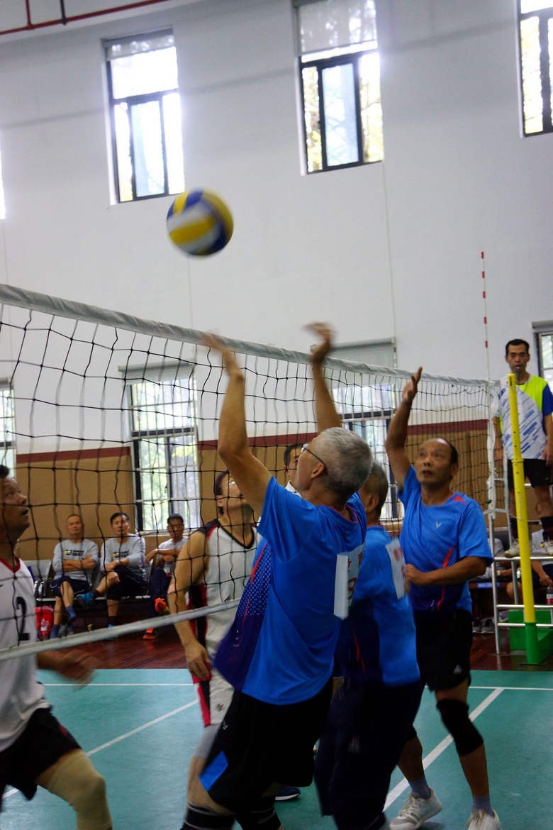 建德市第七届老年人运动会气排球赛采风