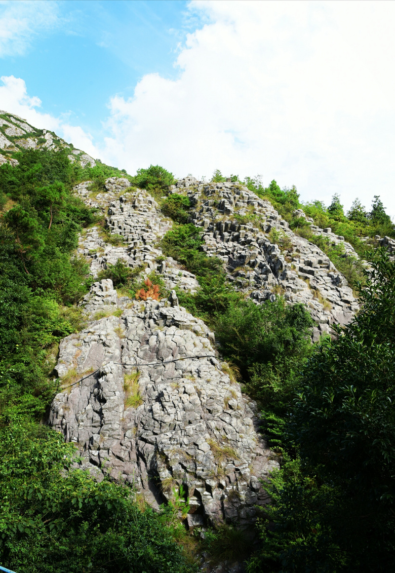 桃渚田园风光,上盘珊瑚岩