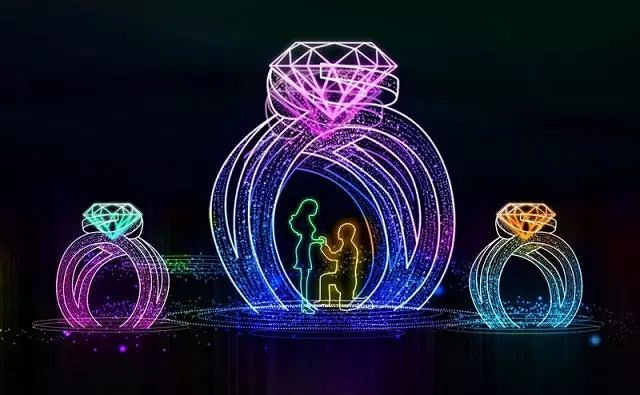 外围氛围灯   情侣们最爱的浪漫灯区