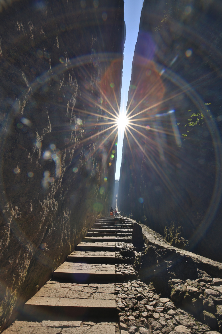江郎山一线天之光晕-风景照-19摄区-杭州19楼