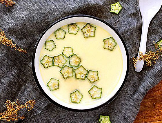 『知食小菜谱』秋葵蒸蛋羹,好吃好看又营养_知