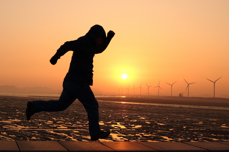 温岭龙门港守望日出-风景照-19摄区-杭州19楼
