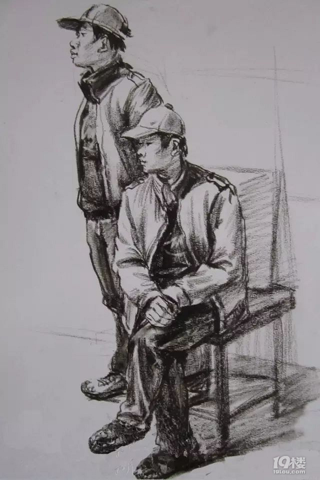 湖北美术学院高分卷(速写)