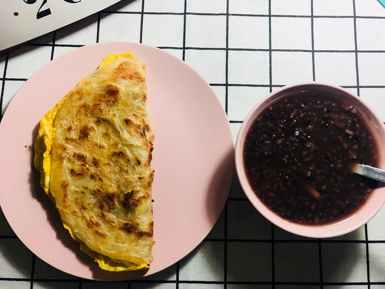 老公的实习早餐