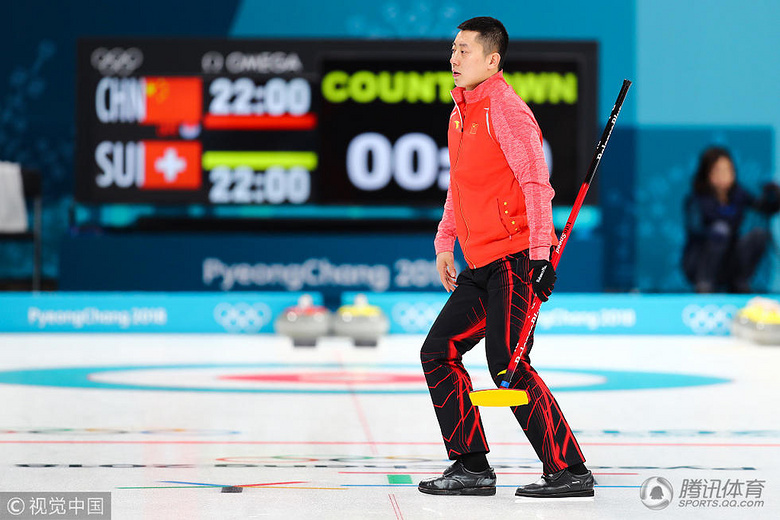 平昌冬奧會冰壺混雙小組賽 中國王芮巴德鑫出戰