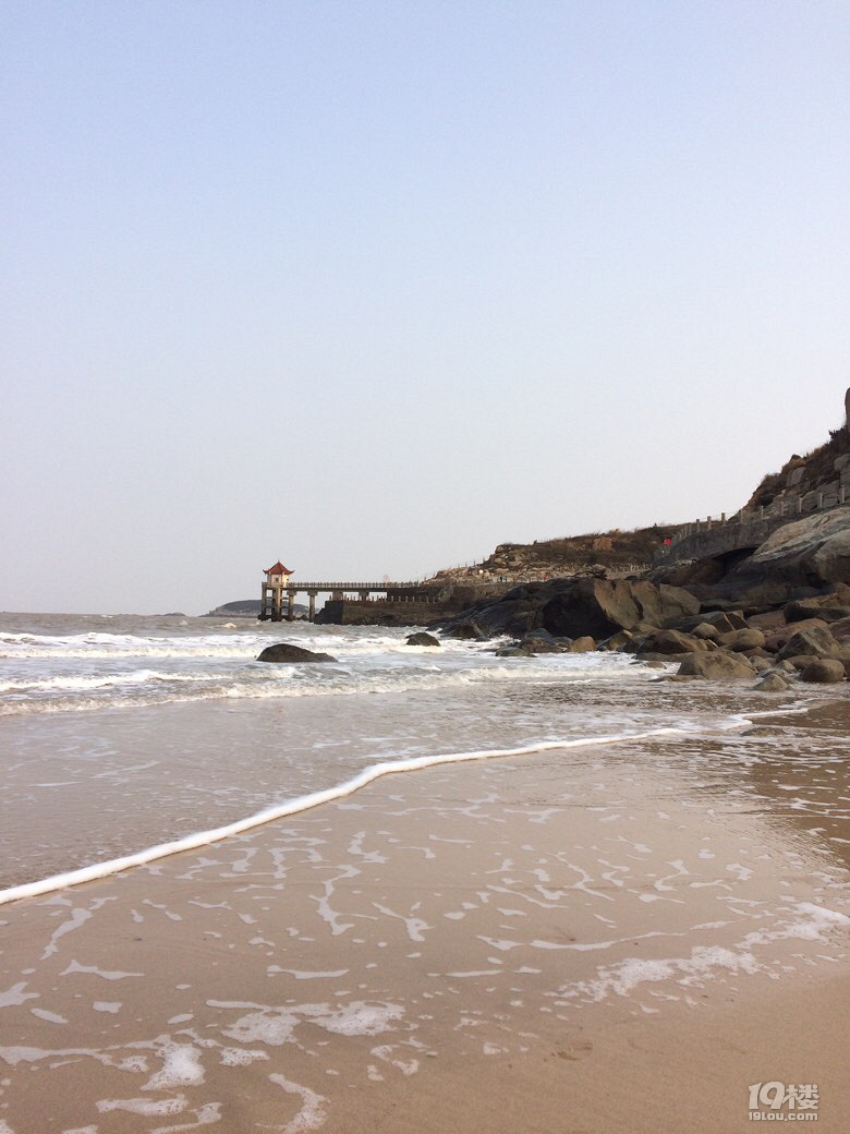 大年初一温岭钓浜"洞下沙滩/半岛沙滩"玩沙子