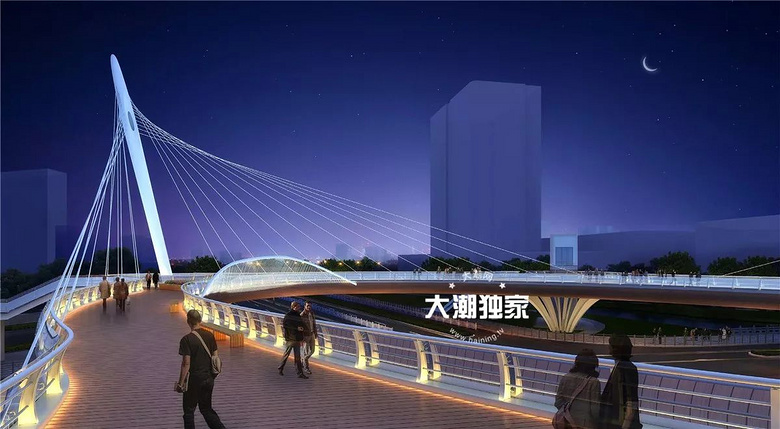 海宁市区要造2座人行天桥!6个方案等你选!1座在银泰