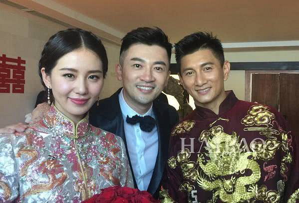 在吴奇隆刘诗诗的婚礼上,苏有朋都很和谐地出现在了伴郎团里