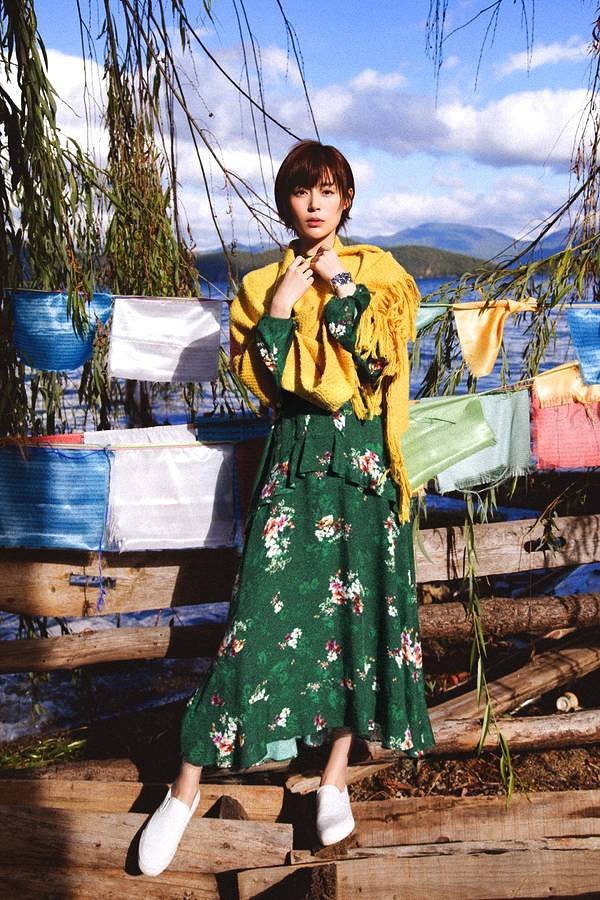 高级脸!卢杉自然系时尚大片颜值开挂