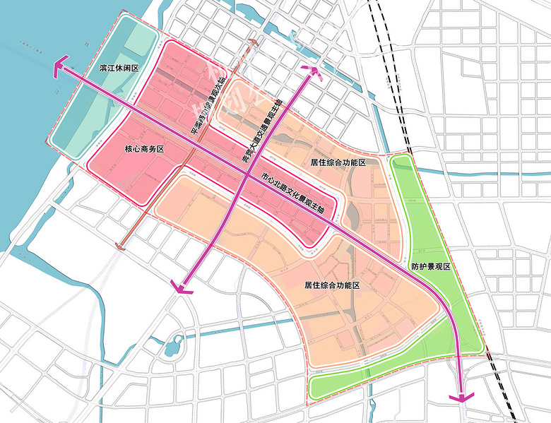萧山这个超级中心最新规划出炉两个镇纳入萧山城区