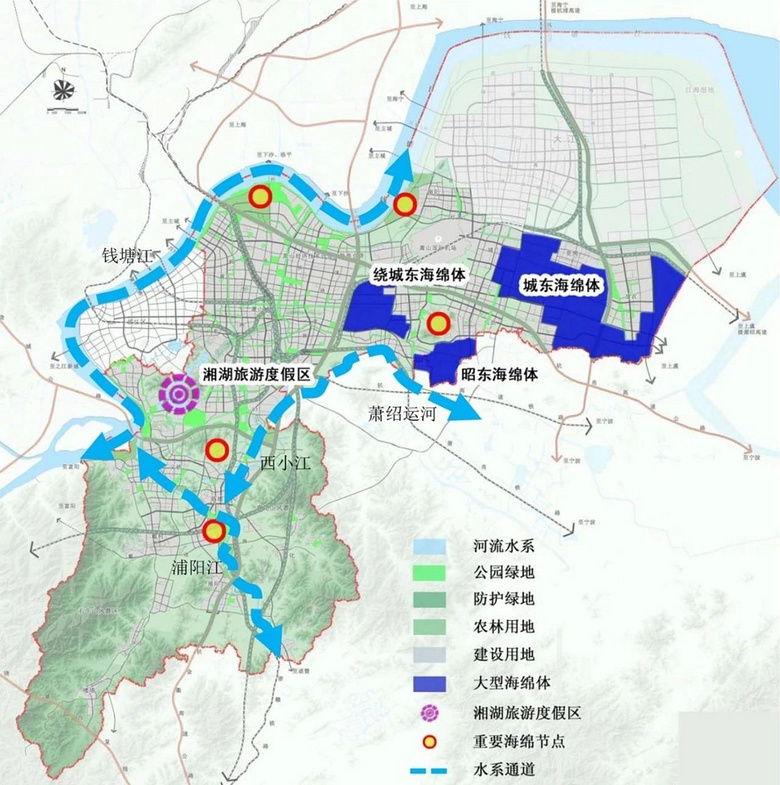 萧山向旭路隧道规划图图片