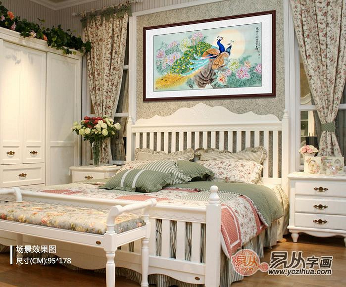 夫妻卧室要挂什么画好,卧室床头宜挂什么画