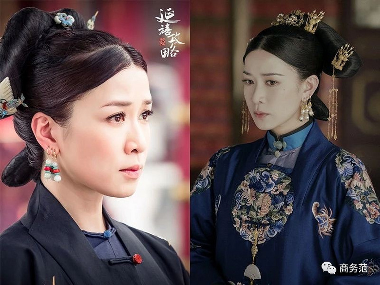 《延禧攻略》造型戏很多：高贵妃和猪八戒撞衫、佘诗曼穿黑斗篷黑
