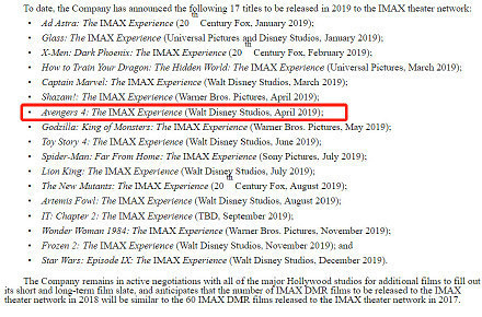 《复联4》有望明年4月份上映,网友:祈祷中国不