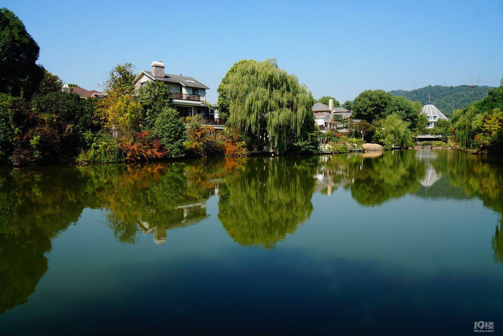 杭州西湖边的别墅图片