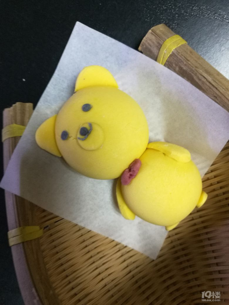 南瓜面卡通馒头小熊