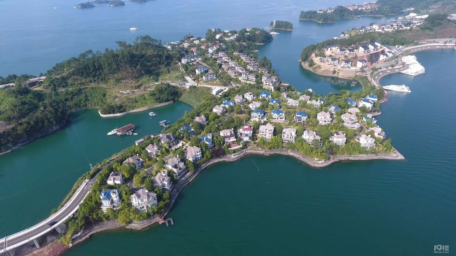 千岛湖桃源山庄欧式风格 西班牙风格湖景独栋别墅15158003804