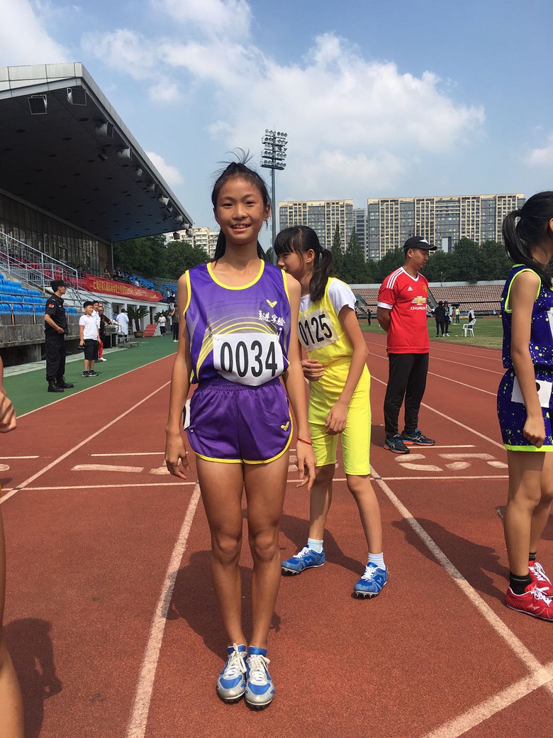 运动会连破两纪录,学习居年级前茅,建兰中学这位美少女告诉你什