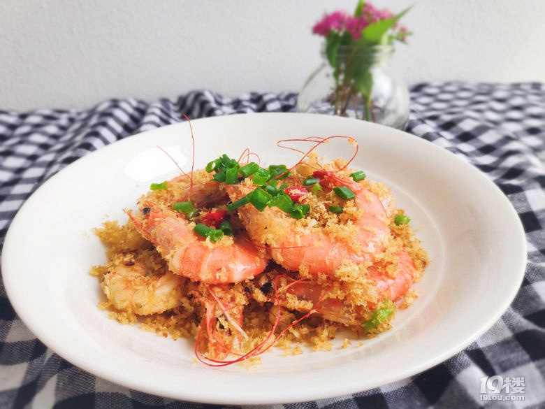 椰蓉虾～～～-19楼私房菜-杭州19楼