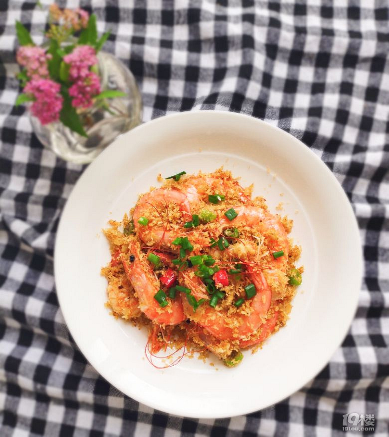 椰蓉虾～～～-19楼私房菜-杭州19楼