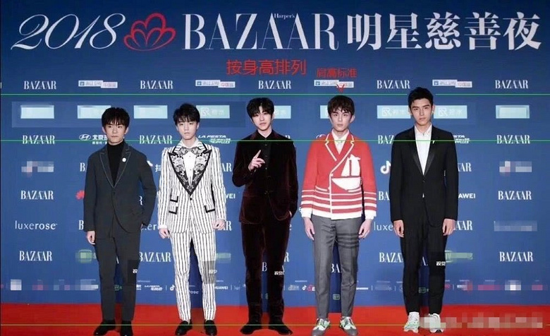 王俊凯,千玺,吴磊,蔡徐坤,这几位男星"同框"身高对比太惨