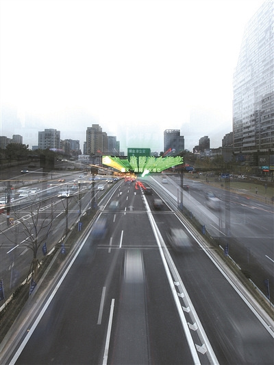 文一路隧道试开通第一天