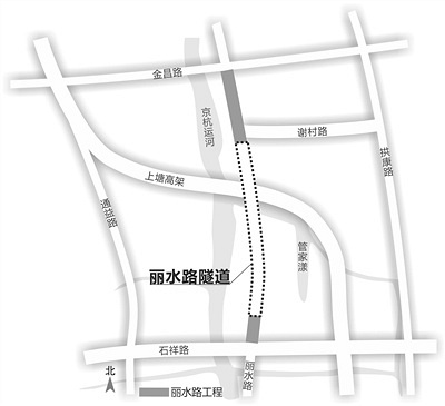 钱塘江水下隧道路线图图片