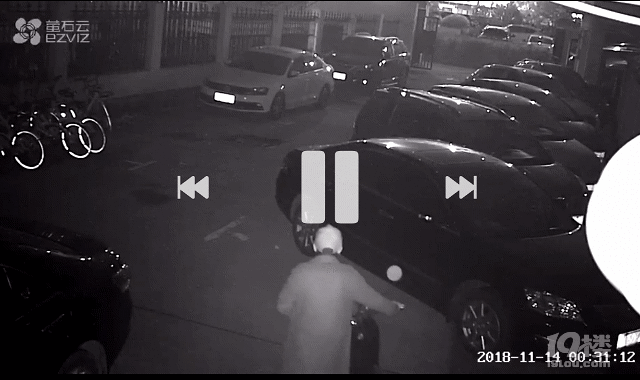 杭州现在的盗车贼都如此猖獗了?监控下盗车,防人之心不可无。