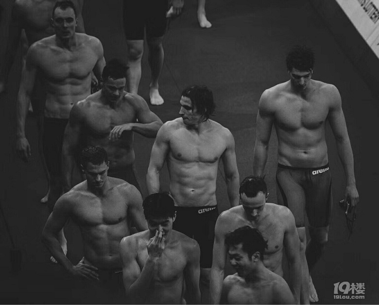 杭州2018第14届FlNA世界游泳锦标赛肌肉男们