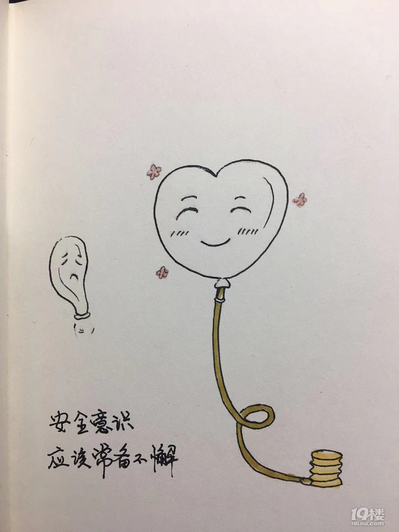 跟女儿互动合作的几幅漫画
