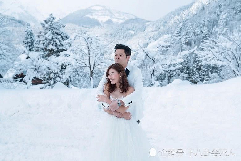 江若琳曬雪地婚紗照,實力演繹