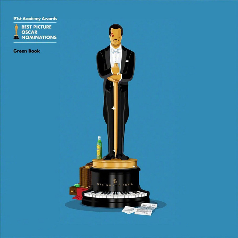 奥斯卡最佳影片个性奖杯海报,你最喜欢哪个的