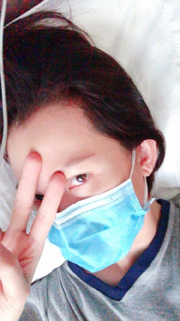 蔡少芬发烧输液面容略憔悴 暖心叮嘱粉丝好好保重