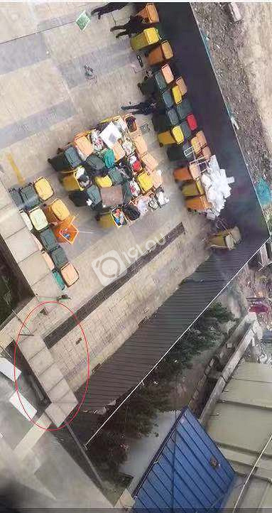 春江悦茗小区物业人占住垃圾房站,违反物业合同建造垃圾站