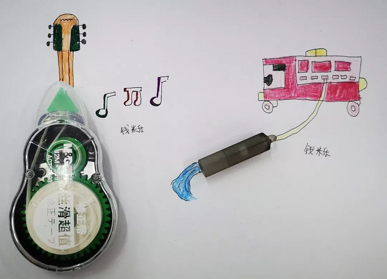 杭州一学校惊现“灵魂画手”，胶带、橡皮、笔帽…都能用来作画