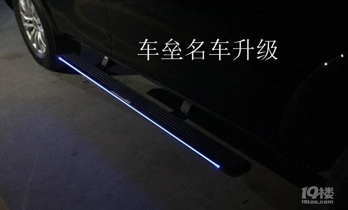 大切諾基帶燈電動踏板,大切諾基電動踏板安裝一步到位