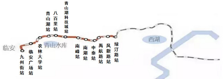 杭临城际铁路站名获批!12个站点位置公布!