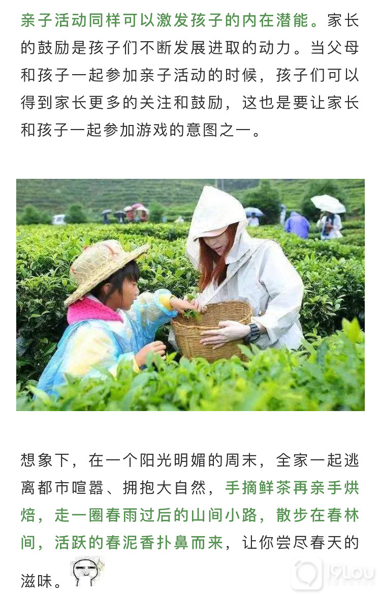 【亲子互动】火爆精英阶层的亲子采茶活动，我们邀请您来！