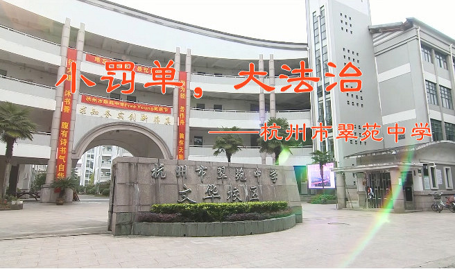 有风景的思政课翠苑中学巧用漫画情境模拟小罚单大法治