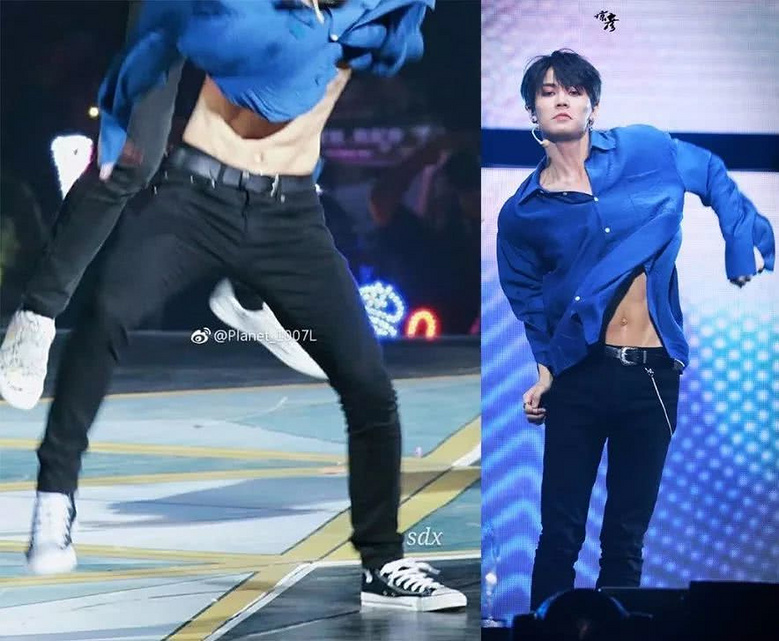 被肖战的腰惊呆了,贵圈男腰精们还让不让人活