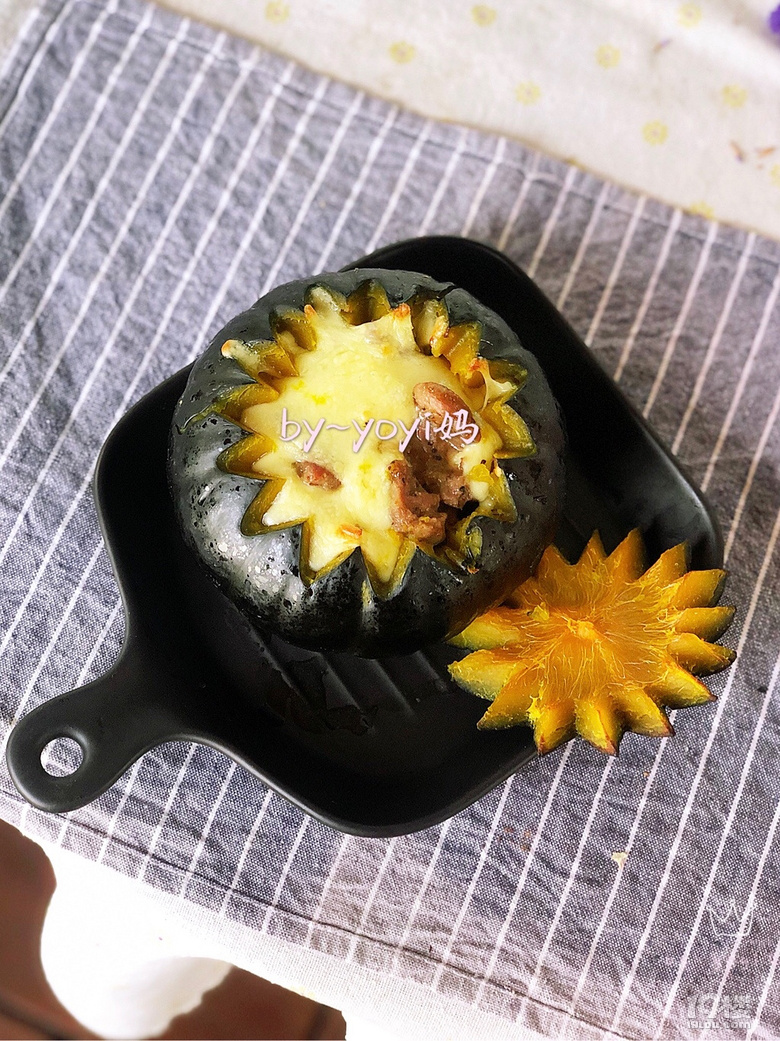 《yoyi妈的厨房》贝贝南瓜芝士牛排