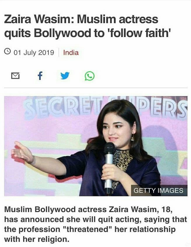 《摔跤吧!爸爸》女主退出影坛,这个结局太讽刺